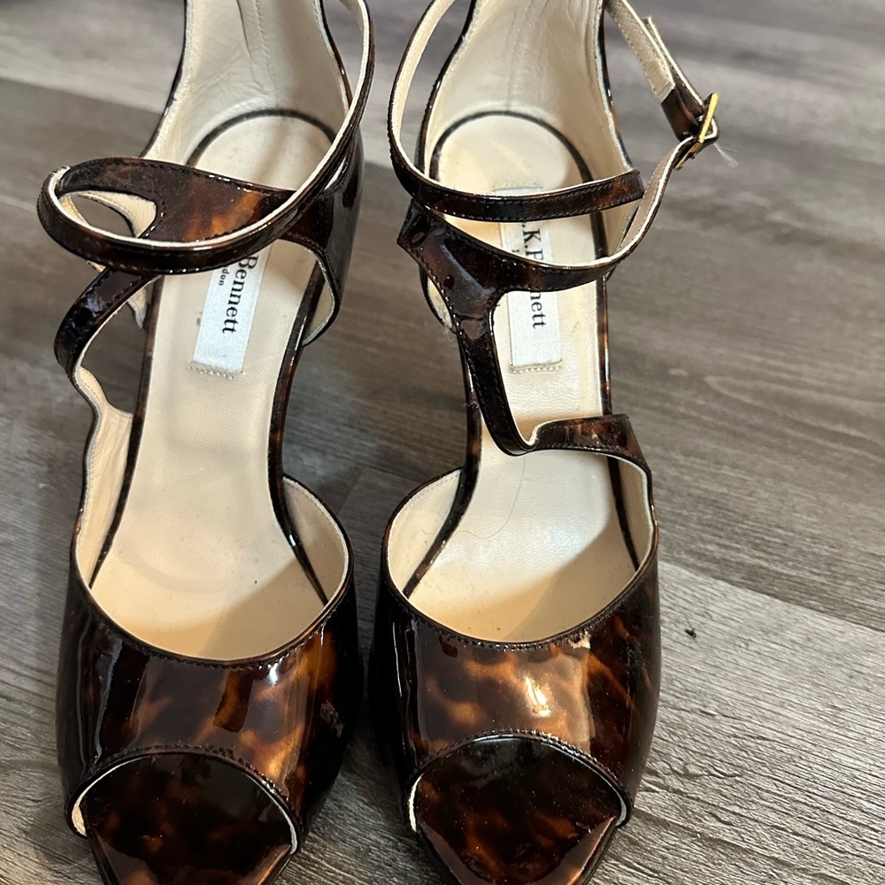L.K. Bennett Brown Leather